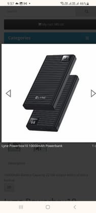 Lyne Powerbox10 10000mAh Powerbank