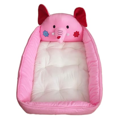 Kookykooby Baby Bedding with Mosquito and Insect Protection Net (Pink)