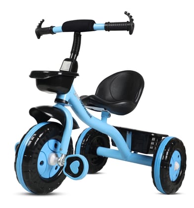 Amardeep And Co Baby Tricycle Neo With Front And Back Basket (Blue)