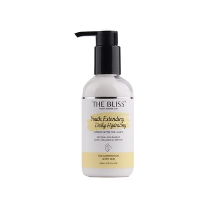 The Bliss Moisturising Lotion for Face & Body, Dry to Normal to Combination Skin, Non-greasy lotion, Long-lasting moisturization, Smooth and Soft skin (Pack of 1-200 ml)